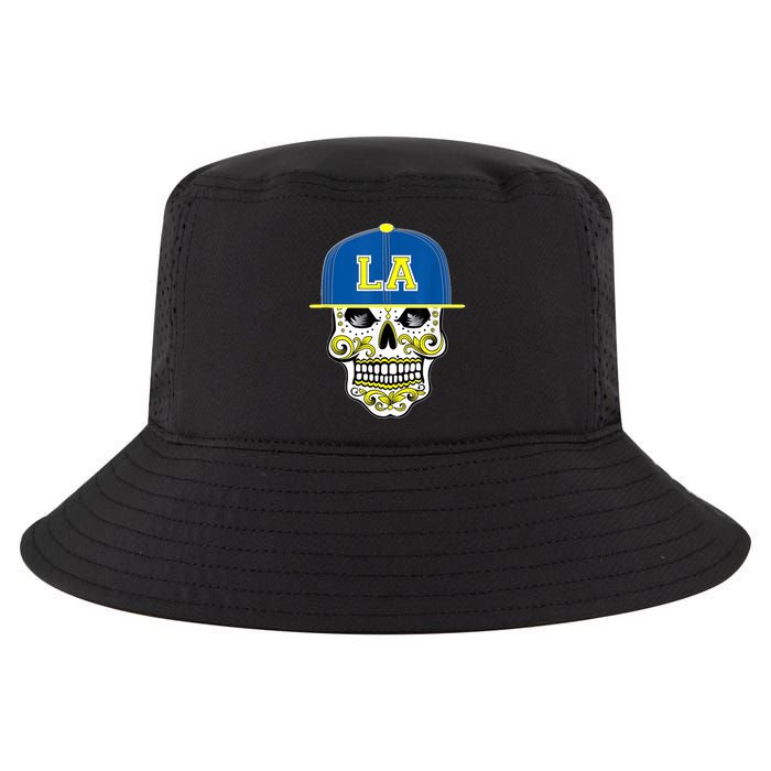 LA Sugar Skull Cool Comfort Performance Bucket Hat