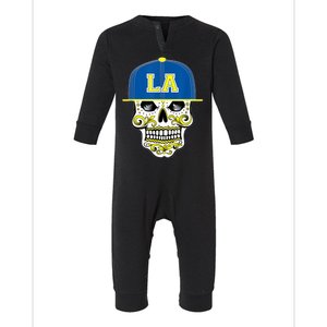 LA Sugar Skull Infant Fleece One Piece