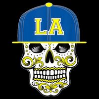 LA Sugar Skull Button