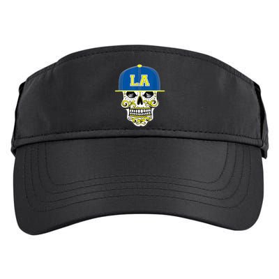 LA Sugar Skull Adult Drive Performance Visor