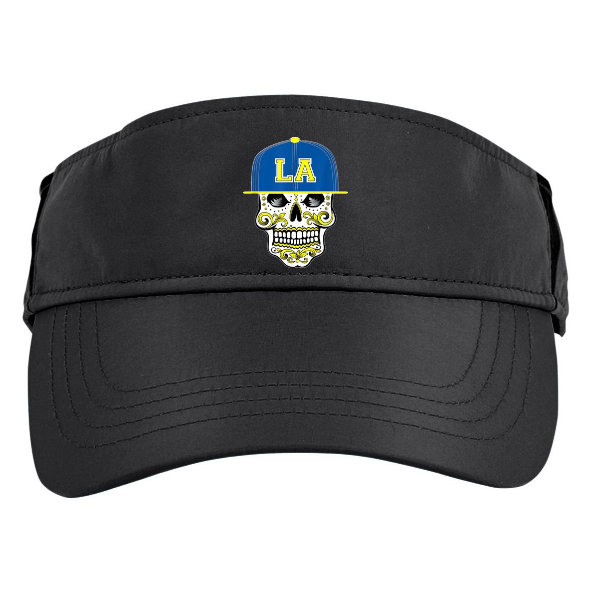 LA Sugar Skull Adult Drive Performance Visor