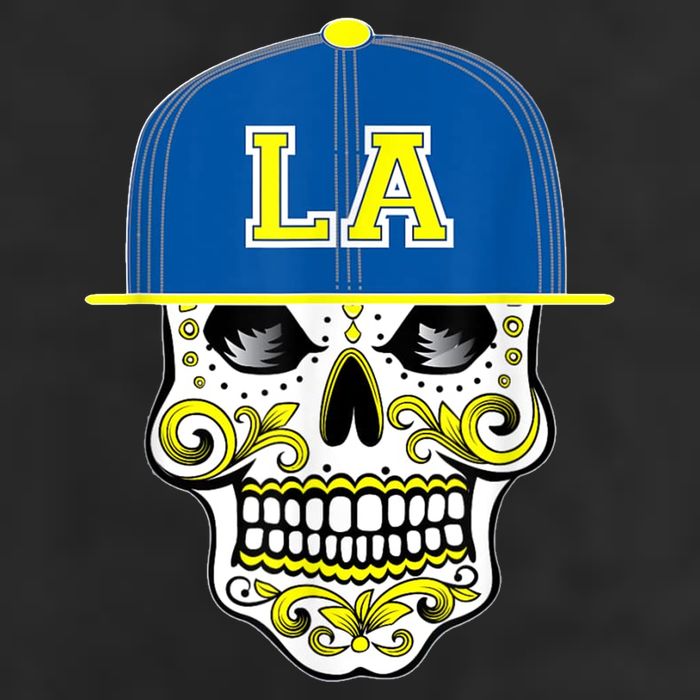 LA Sugar Skull Adult Drive Performance Visor