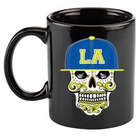 LA Sugar Skull 11oz C Handle Ceramic Mug