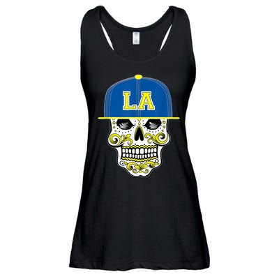 LA Sugar Skull Ladies Essential Flowy Tank
