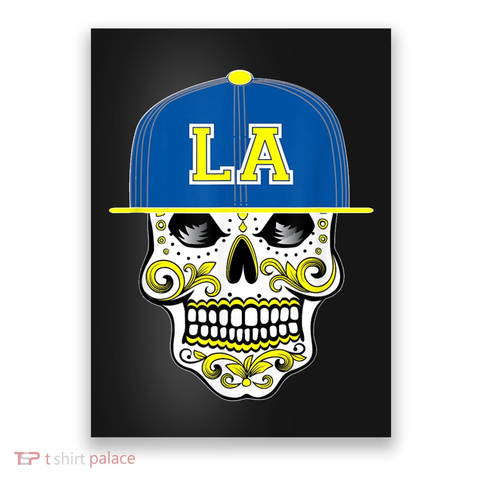 LA Sugar Skull Poster