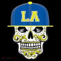 LA Sugar Skull Poster