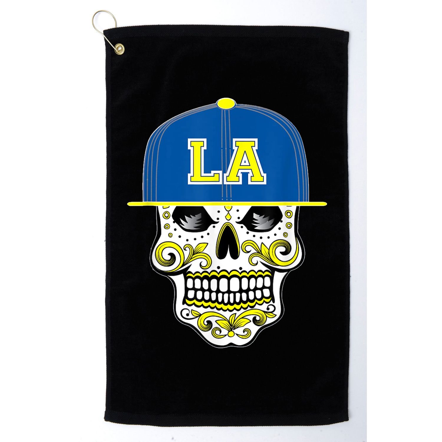 LA Sugar Skull Golf Towel