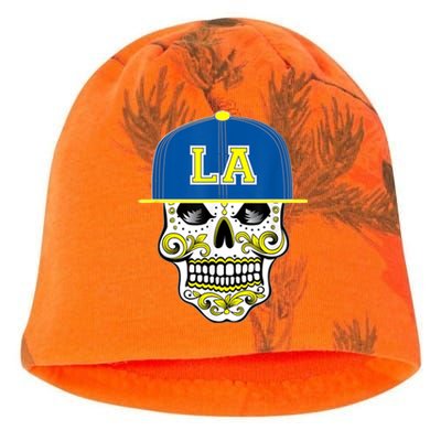 LA Sugar Skull Kati - Camo Knit Beanie