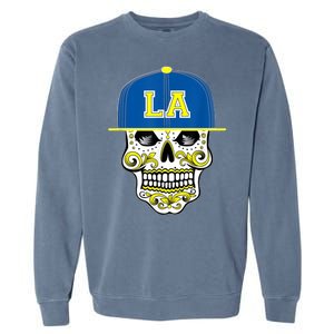 LA Sugar Skull Garment-Dyed Sweatshirt