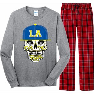 LA Sugar Skull Long Sleeve Pajama Set