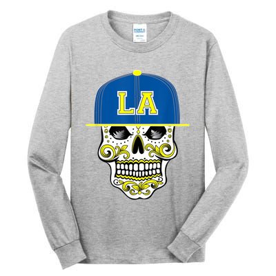 LA Sugar Skull Tall Long Sleeve T-Shirt