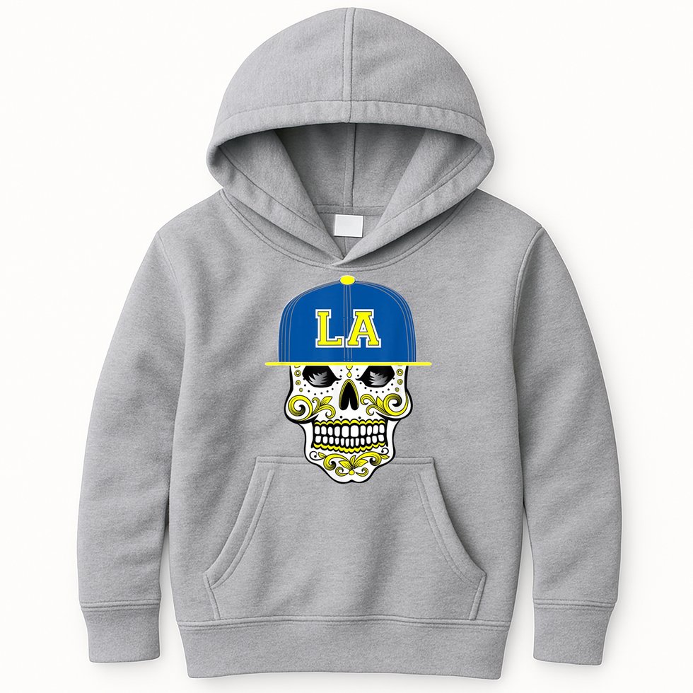 LA Sugar Skull Kids Hoodie