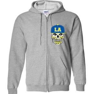 LA Sugar Skull Full Zip Hoodie