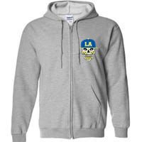 LA Sugar Skull Full Zip Hoodie