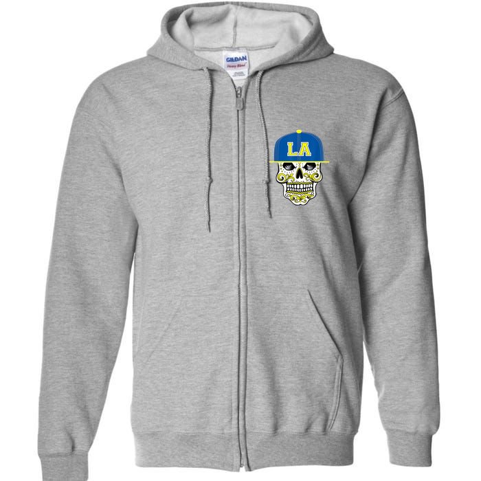 LA Sugar Skull Full Zip Hoodie