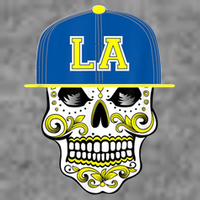LA Sugar Skull Full Zip Hoodie