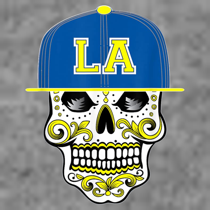 LA Sugar Skull Full Zip Hoodie