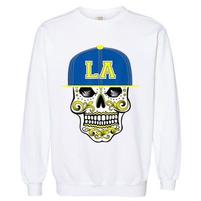 LA Sugar Skull Garment-Dyed Sweatshirt