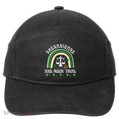 Law School St Patrick's Day Shenanigans And Mock Trial Gift 7-Panel Snapback Hat