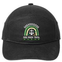 Law School St Patrick's Day Shenanigans And Mock Trial Gift 7-Panel Snapback Hat