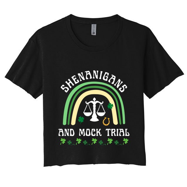 Law School St Patrick's Day Shenanigans And Mock Trial Gift Crop Top