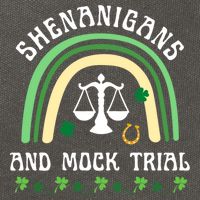 Law School St Patrick's Day Shenanigans And Mock Trial Gift Cotton Canvas Backpack