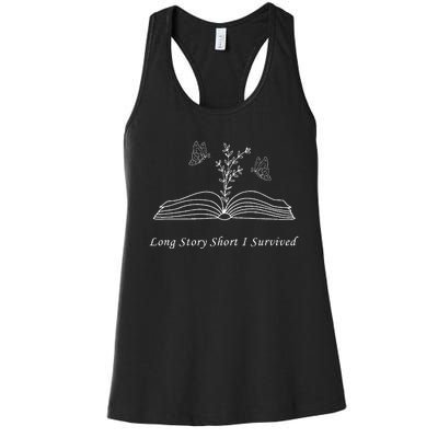 Long Story Short I Survived Women's Racerback Tank