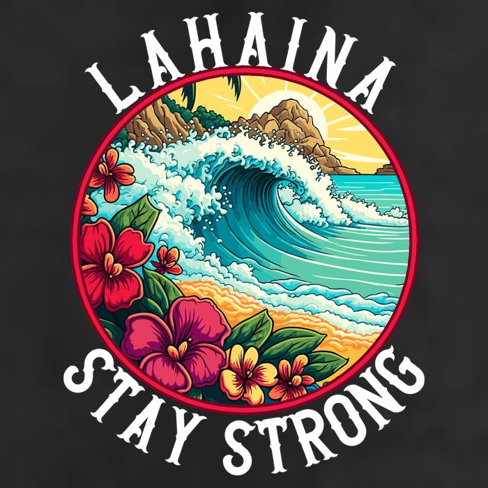 Lahaina Stay Strong Lahaina Fires Maui Strong Support Hawaii Hawaii Fires Garment-Dyed Fleece Hoodie