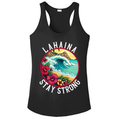 Lahaina Stay Strong Lahaina Fires Maui Strong Support Hawaii Hawaii Fires Ladies PosiCharge Competitor Racerback Tank
