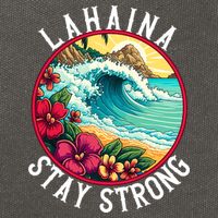 Lahaina Stay Strong Lahaina Fires Maui Strong Support Hawaii Hawaii Fires Cotton Canvas Backpack