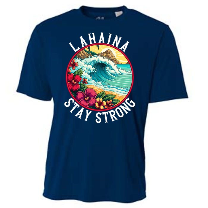 Lahaina Stay Strong Lahaina Fires Maui Strong Support Hawaii Hawaii Fires Cooling Performance Crew T-Shirt