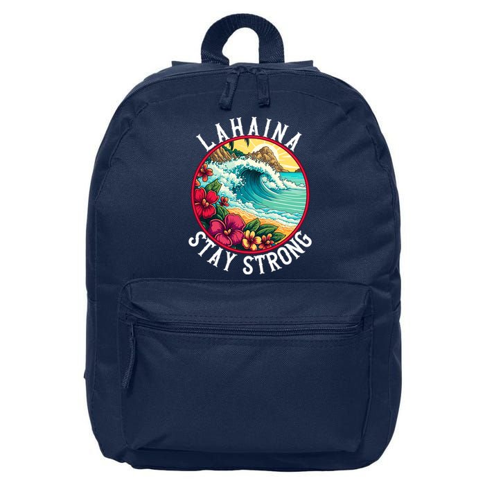 Lahaina Stay Strong Lahaina Fires Maui Strong Support Hawaii Hawaii Fires 16 in Basic Backpack