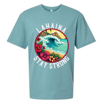 Lahaina Stay Strong Lahaina Fires Maui Strong Support Hawaii Hawaii Fires Sueded Cloud Jersey T-Shirt