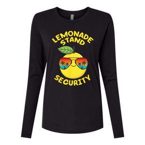 Lemonade Stand Security Cute Lemon Summer Sunglasses Citrus Womens Cotton Relaxed Long Sleeve T-Shirt