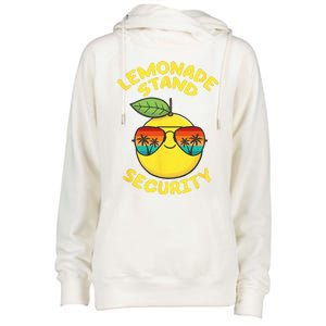 Lemonade Stand Security Cute Lemon Summer Sunglasses Citrus Womens Funnel Neck Pullover Hood