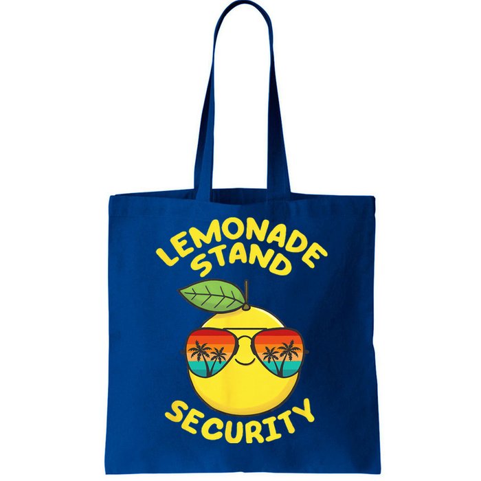 Lemonade Stand Security Cute Lemon Summer Sunglasses Citrus Tote Bag