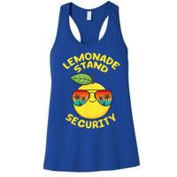 Lemonade Stand Security Cute Lemon Summer Sunglasses Citrus Women's Racerback Tank