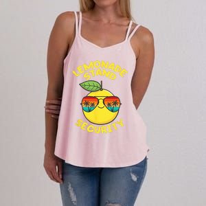 Lemonade Stand Security Cute Lemon Summer Sunglasses Citrus Women's Strappy Tank