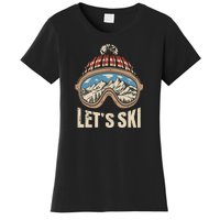 Lets Ski Skiing Lover Women's T-Shirt