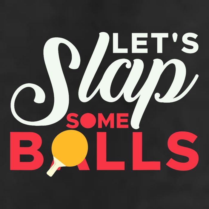 Let's Slap Some Balls Table Tennis Ping Pong Paddle Adult Drive Performance Visor