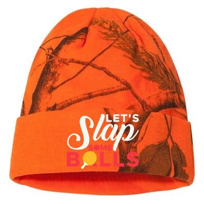 Let's Slap Some Balls Table Tennis Ping Pong Paddle Kati Licensed 12" Camo Beanie