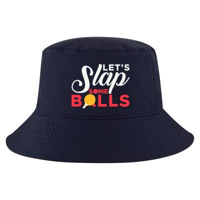 Let's Slap Some Balls Table Tennis Ping Pong Paddle Cool Comfort Performance Bucket Hat