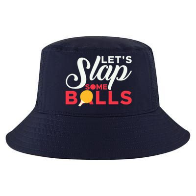 Let's Slap Some Balls Table Tennis Ping Pong Paddle Cool Comfort Performance Bucket Hat