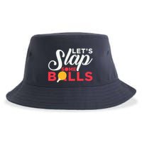 Let's Slap Some Balls Table Tennis Ping Pong Paddle Sustainable Bucket Hat
