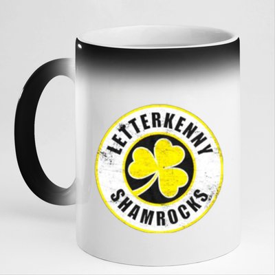 Letterkenny Shamrocks St Patrick Day 11oz Black Color Changing Mug