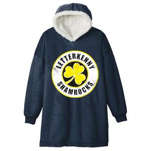 Letterkenny Shamrocks St Patrick Day Hooded Wearable Blanket