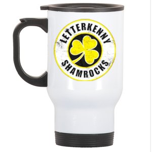 Letterkenny Shamrocks St Patrick Day Stainless Steel Travel Mug