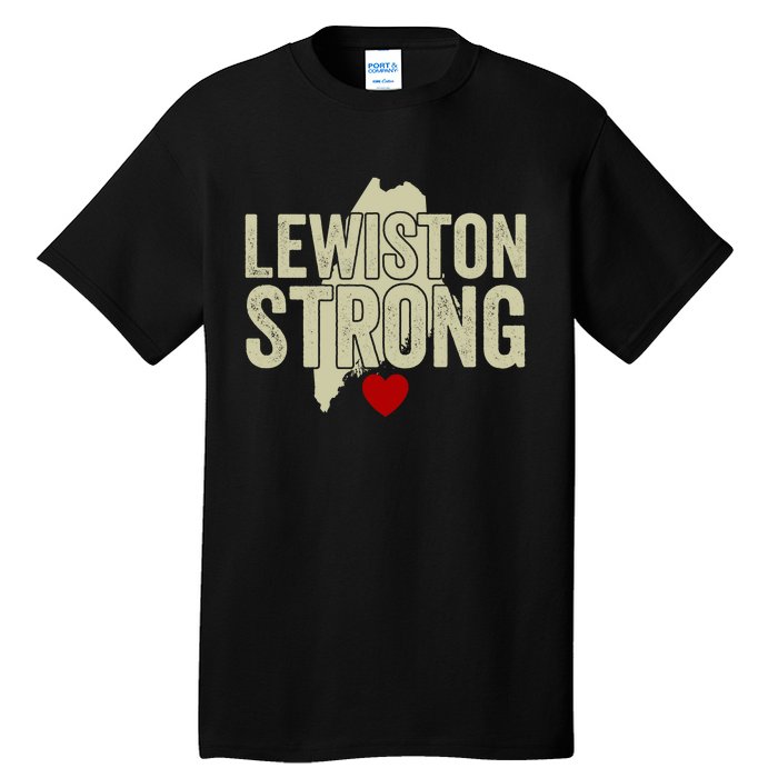 Lewiston Strong Support Lewiston Tall T-Shirt