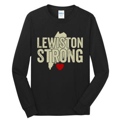 Lewiston Strong Support Lewiston Tall Long Sleeve T-Shirt