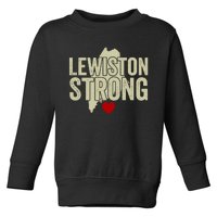 Lewiston Strong Support Lewiston Toddler Sweatshirt